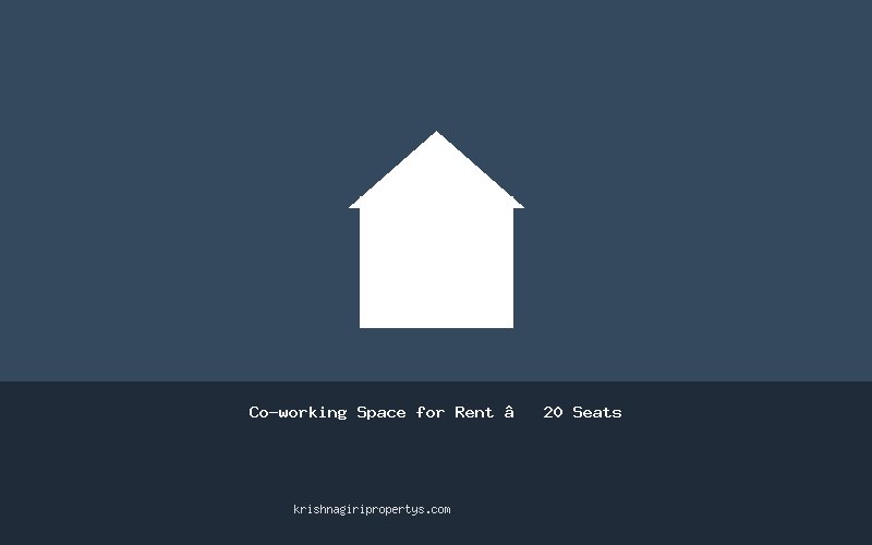 Co-working Space for Rent – 20 Seats